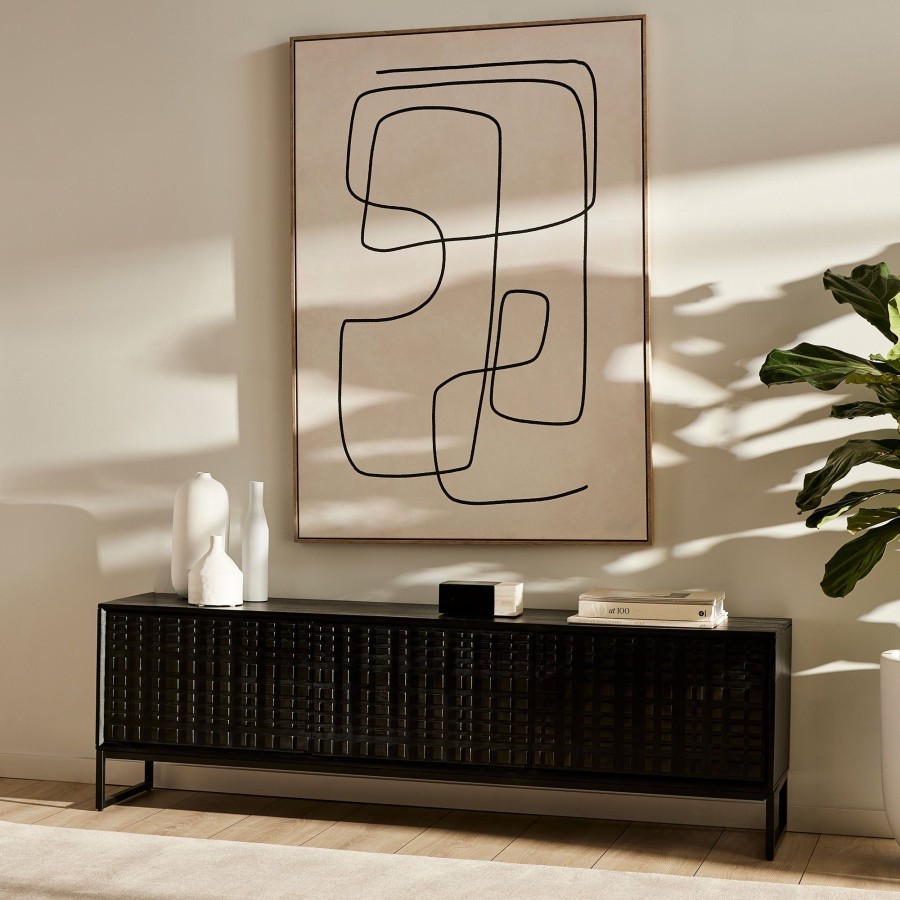 Furniture Horgans Consoles & Cabinets | Ingot Tv Unit Black