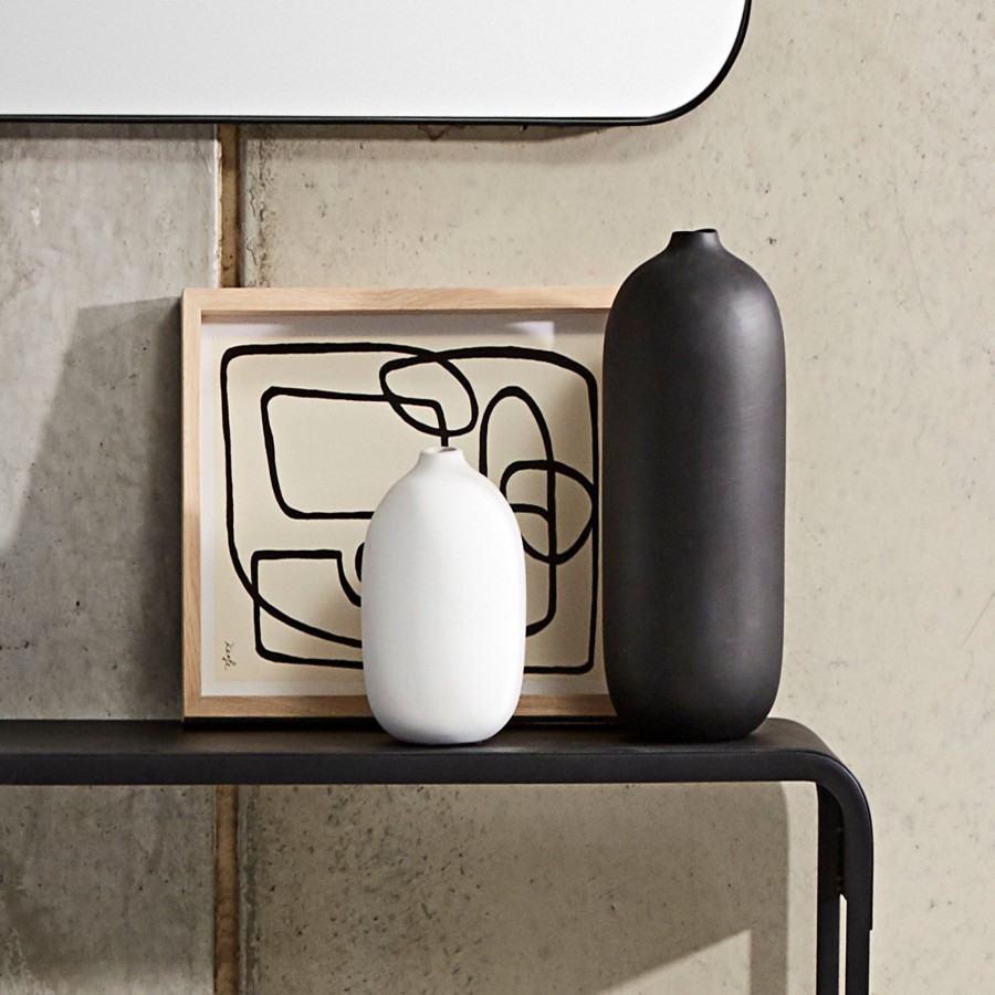 Homewares Horgans Vases & Vessels | Taro Vase Black Extra Large
