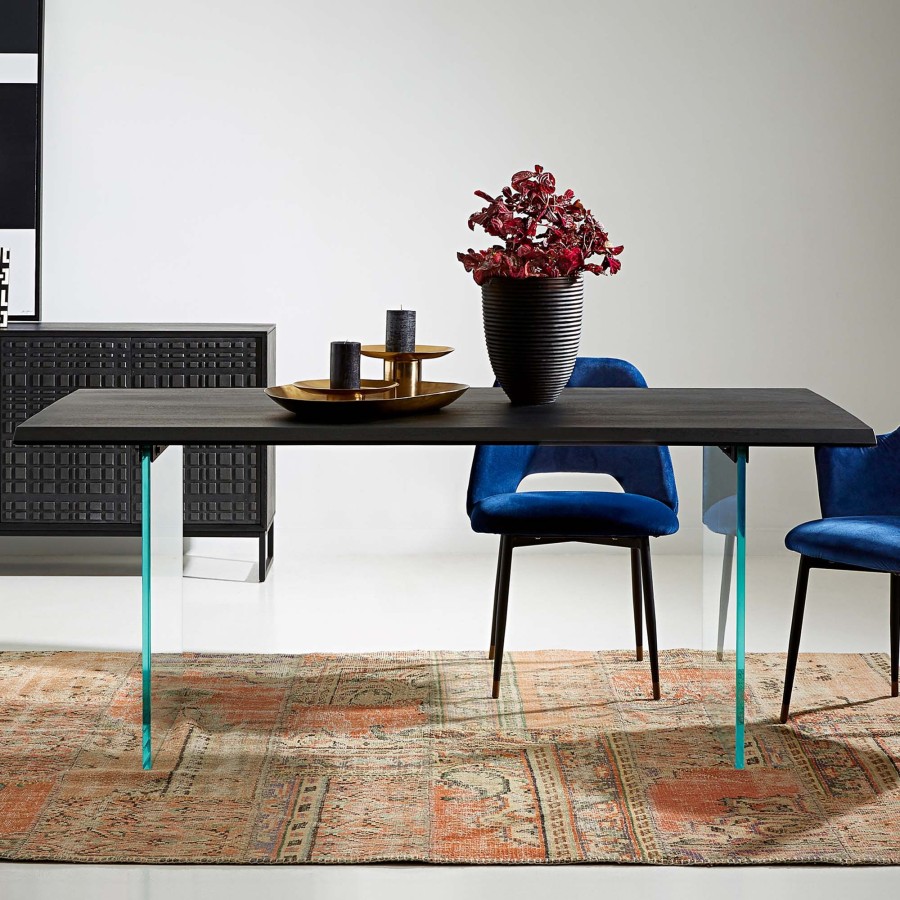 Furniture Horgans Dining Tables | Ingot Dining Table Glass Leg