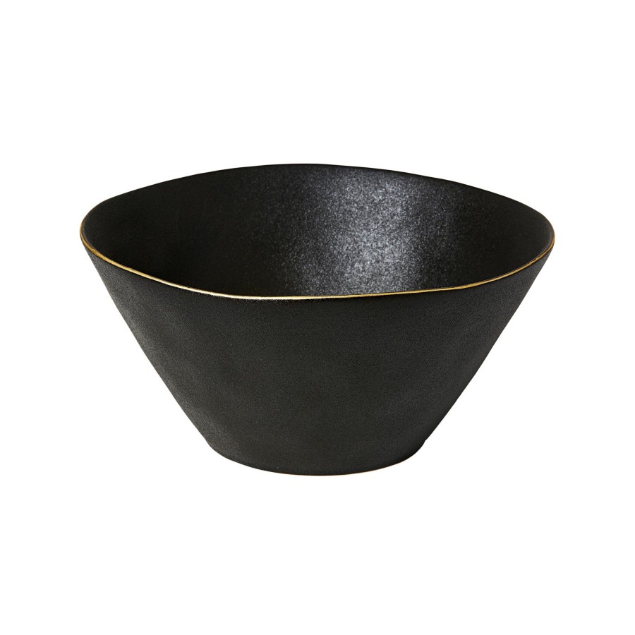 Homewares Horgans Tableware | Amaro Salad Bowl Black Small