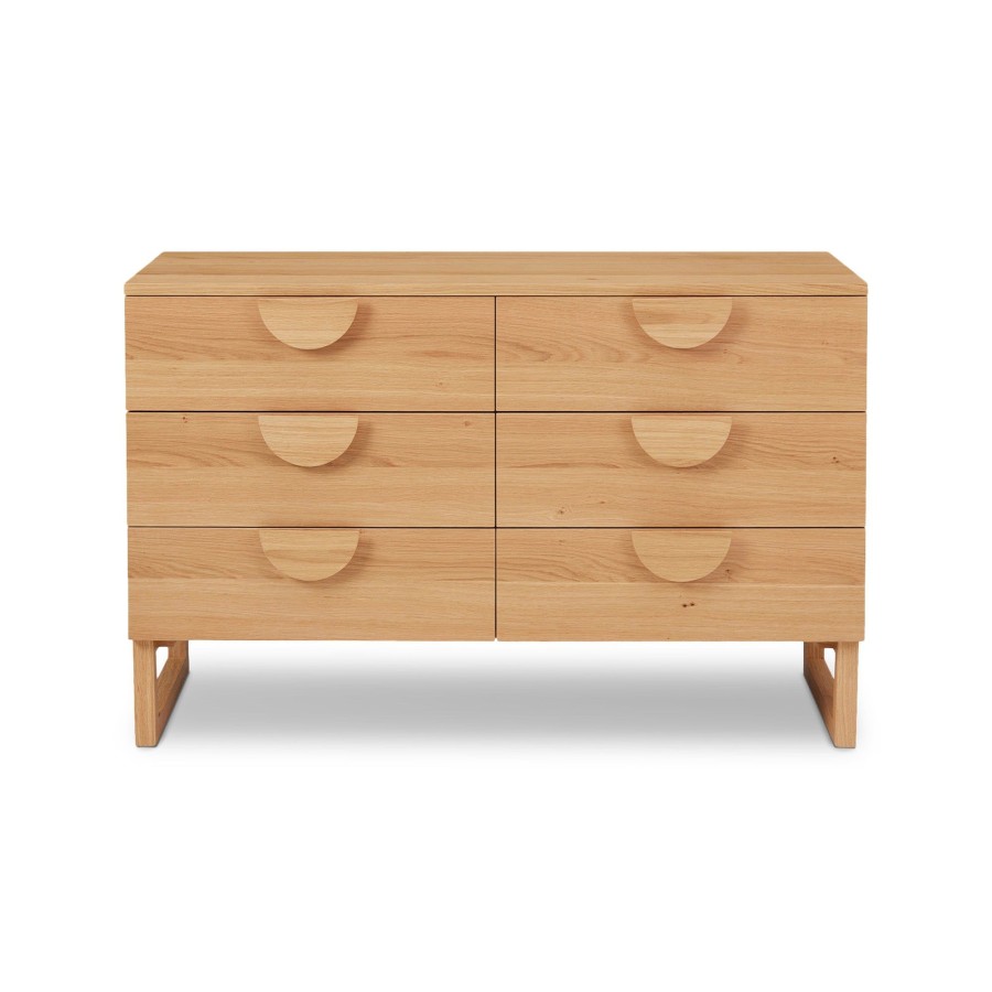 Furniture Horgans Consoles & Cabinets | Luna Ii Chest Of Drawers Natural