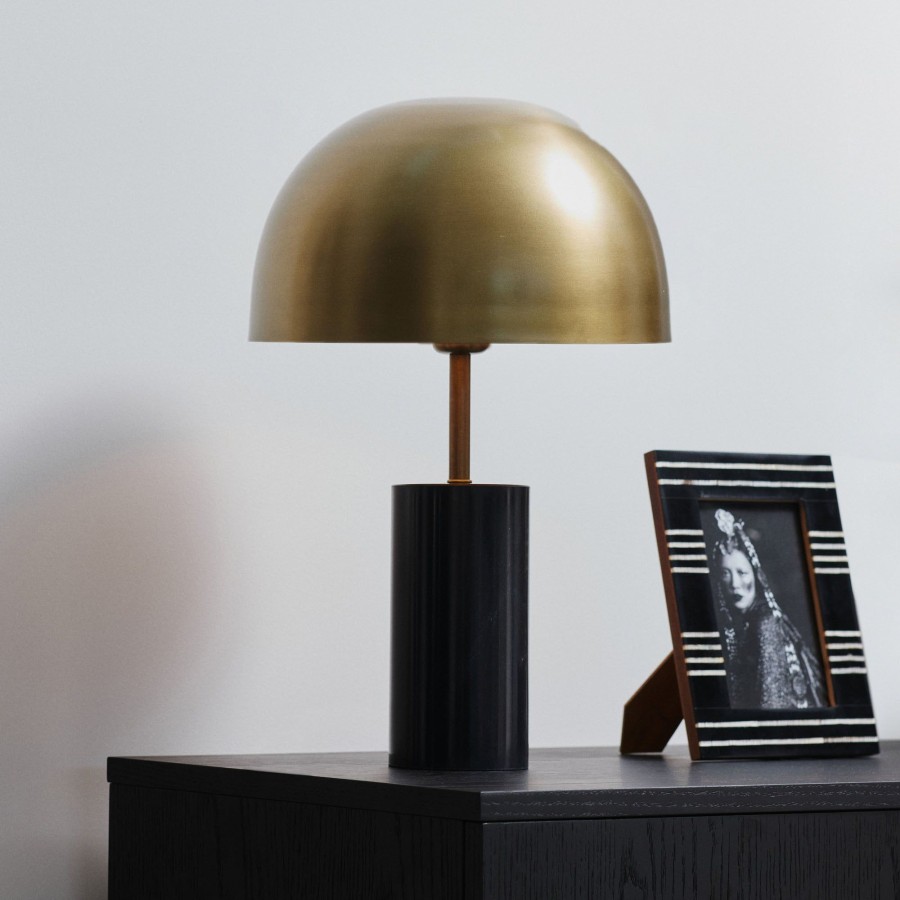 Lighting Horgans Table Lamps | Cero Black Marble Lamp