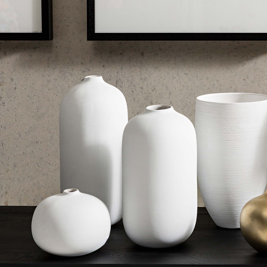 Homewares Horgans Vases & Vessels | Taro Vase White Large